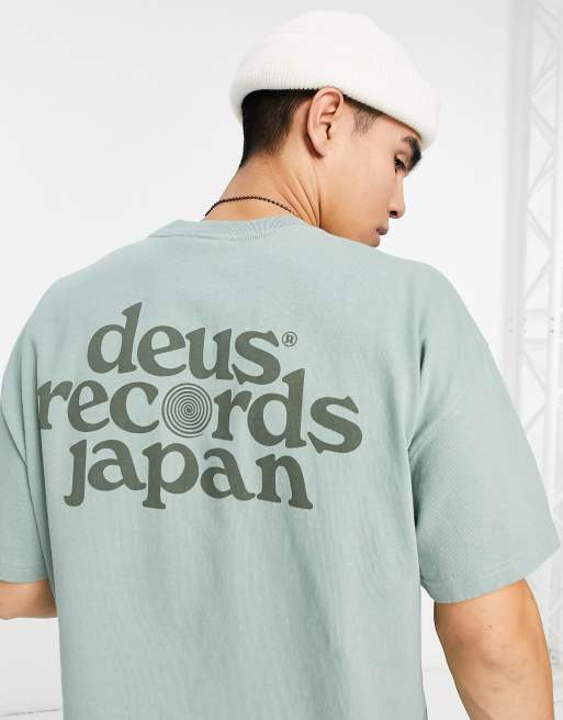 Deus Ex Machina – Strata – Grön t-shirt, endast hos ASOS