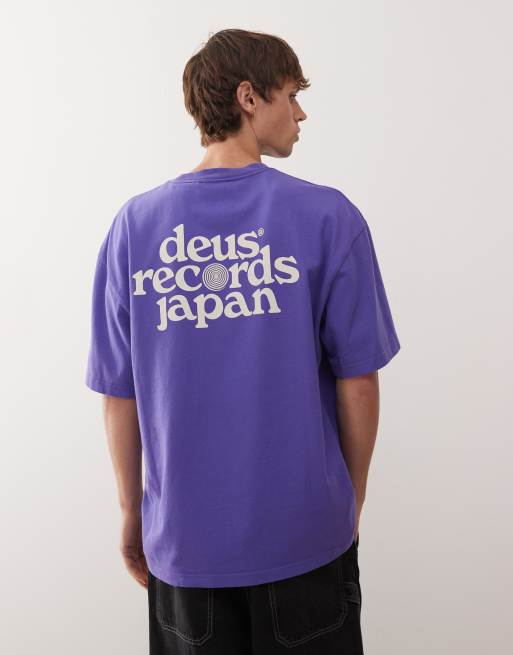 Deus Ex Machina – Strata – Oversize-T-Shirt in Dunkellila, 3 von 5