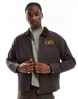 Deus Ex Machina superstitious jacket in brown | ASOS