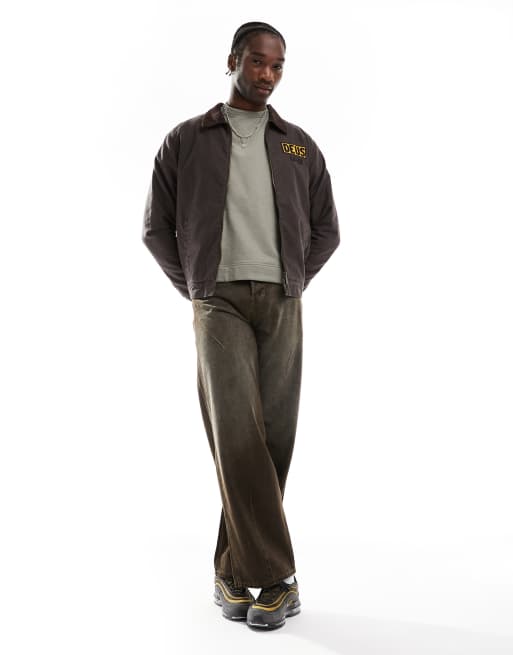 Deus Ex Machina superstitious jacket in brown | ASOS