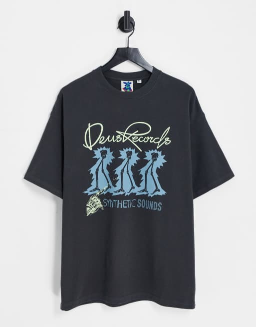 Deus Ex Machina – Synthetics – T-Shirt in Schwarz, exklusiv bei ASOS
