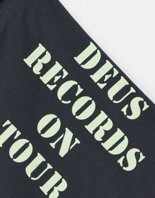 Synthetics - T-shirt nera - In esclusiva per ASOS-Nero - Deus Ex Machina T-shirt donna  - immagine1