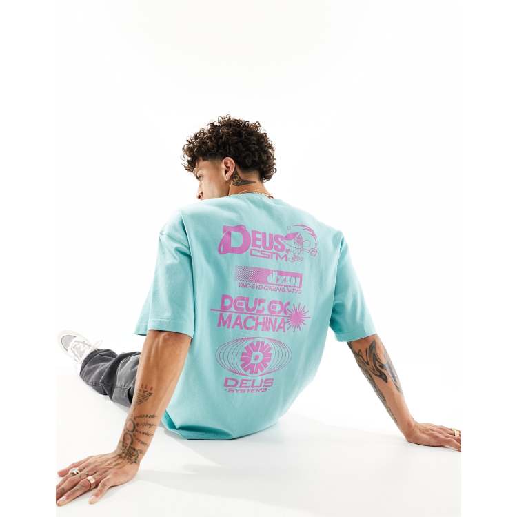 Deus Ex Machina system network t-shirt in green | ASOS