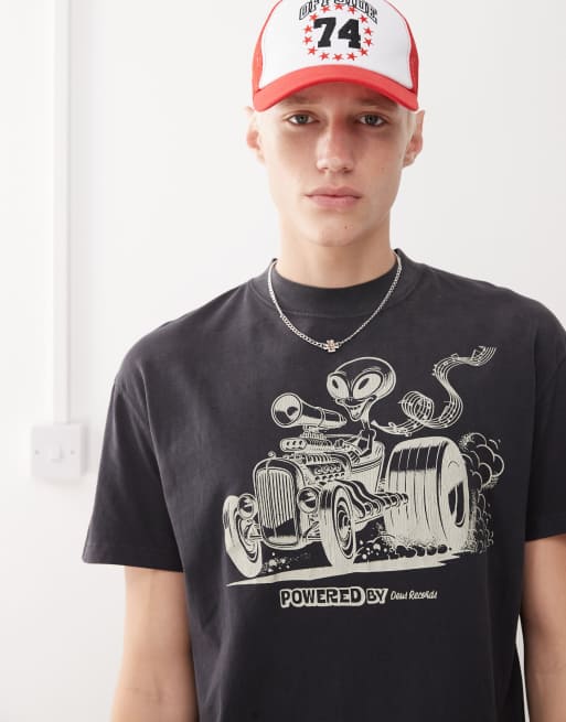 Deus Ex Machina - T-shirt grigia con stampa grafica Celestial Rod, 2 di 4