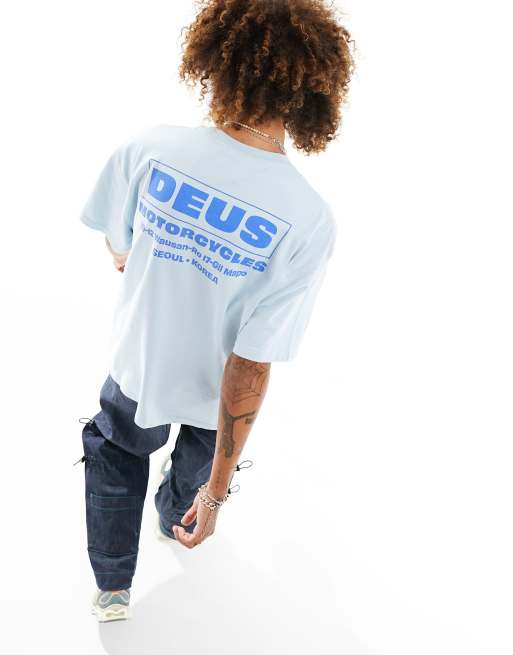 Deus Ex Machina - T-shirt imprimé Seoul - Bleu