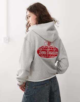 Deus Ex Machina Thunder Hoodie In Gray