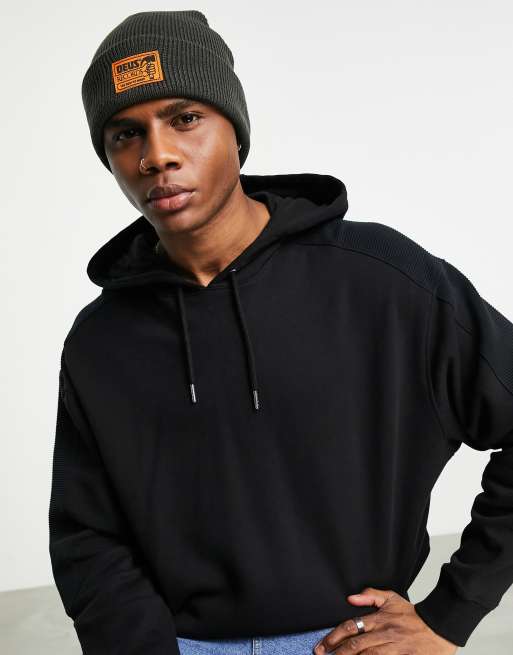 Deus Ex Machina - Too Busy - Beanie in grijs, exclusief bij ASOS, 2 van 4