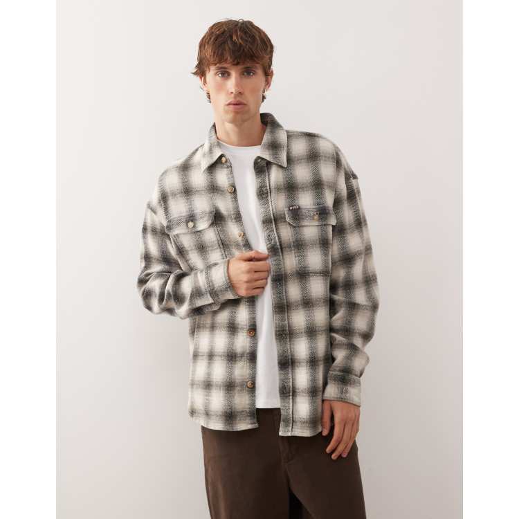 トップス 24AW ALONE BIG PRINTED FLANNEL SHIRT 24AW ALONE BIG