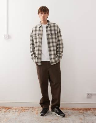 Deus Ex Machina Too Busy Long Sleeve Flannel Shirt In Multi