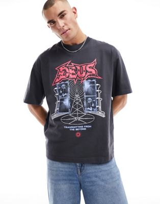 Deus Ex Machina transmission t-shirt in black - ASOS Price Checker