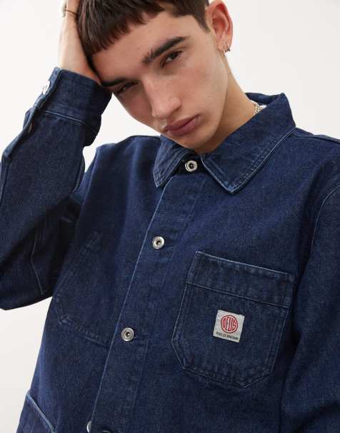 Deus Ex Machina - Unisex Hank - Chore-jakke i denim i skyllet vask - view 1