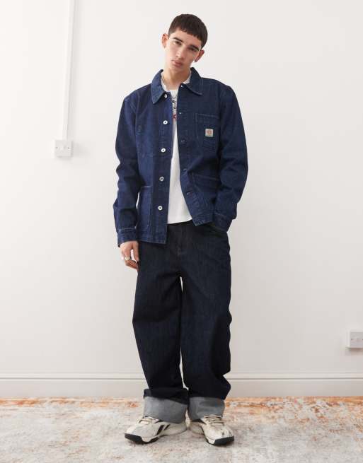 Deus Ex Machina Unisex hank denim shore jacket in rinse wash | ASOS