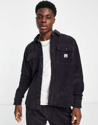 Deus Ex Machina vacay cord overshirt in black