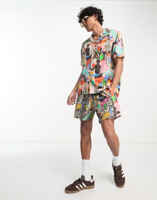 Deus Ex Machina - Vespacific - Camicia multicolore