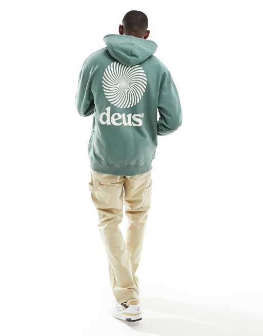 Deus Ex Machina – Vortex – Kapuzenpullover in Grün