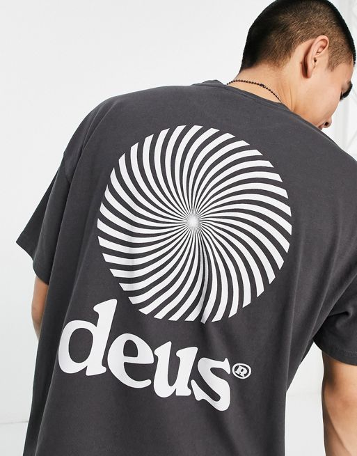 Deus EX Machina Frequency T-Shirt in Off White Exclusive to ASOS