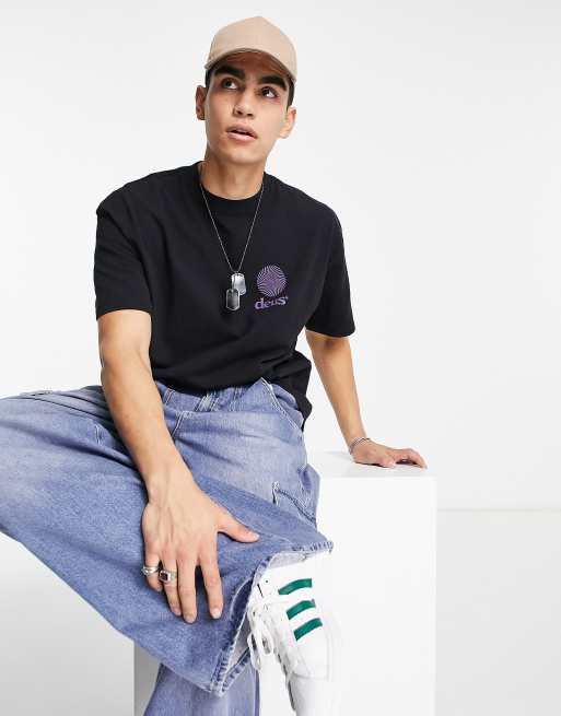 Deus Ex Machina – Vortex – T-Shirt in Schwarz, exklusiv bei ASOS, 2 von 4
