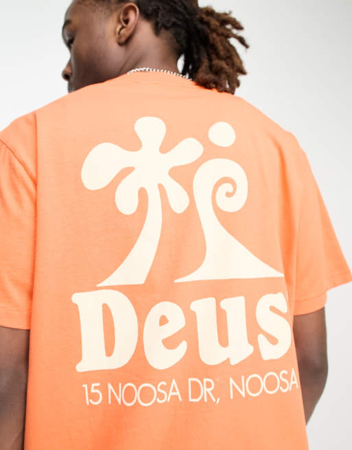 Deus Ex Machina - Wobbles - T-shirt met print in oranje