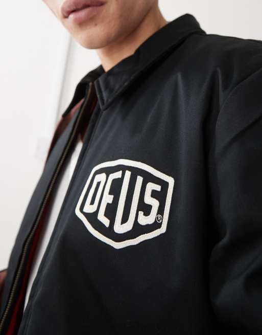 Deus Ex Machina workwear jacket 2.0 in black | ASOS