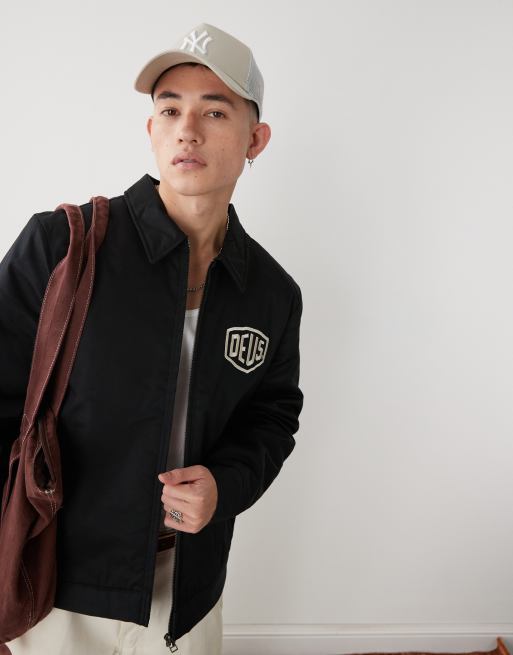 Deus Ex Machina workwear jacket 2.0 in black | ASOS