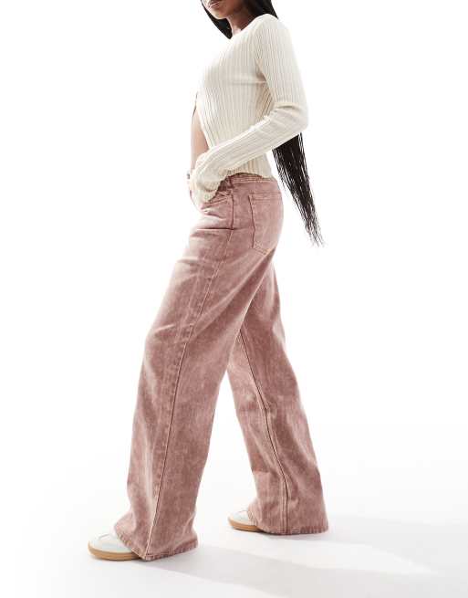 Deus Ex Machina X ASOS exclusive wide leg denim jeans in