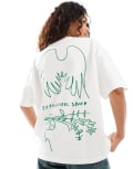 [Deus Ex Machina] Deus Ex Machina x ASOS exclusive wings graphic t-shirt in white XS White
