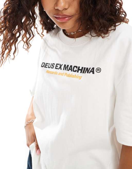 Deus Ex Machina x ASOS – Joy – Exklusives T-Shirt in Weiß mit Grafik, 4 von 4