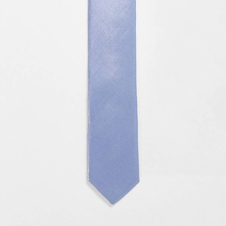 Asos Uomo Accessori Cravatte e accessori Cravatte Cravatta super skinny azzurra 