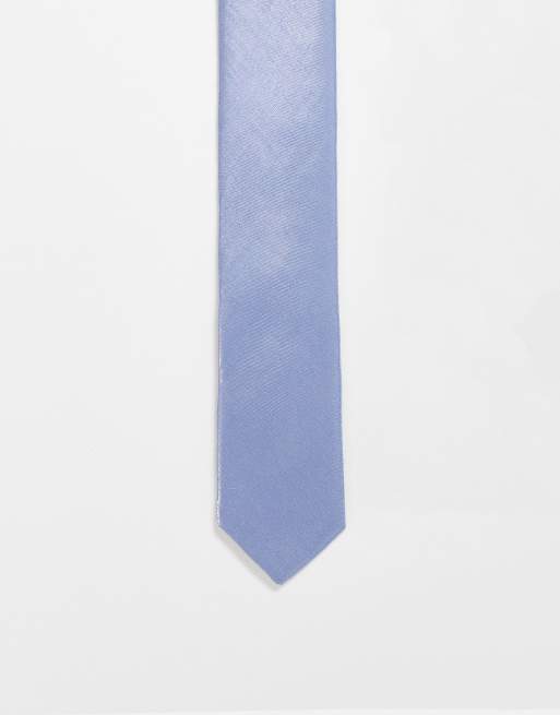 Devils Advocate - Cravatta super skinny azzurra