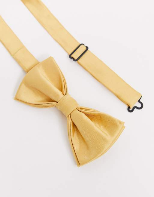Devils Advocate - Nœud papillon en satin - Jaune