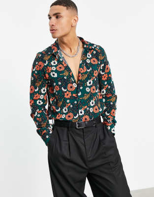 asos viscose blumenmuster