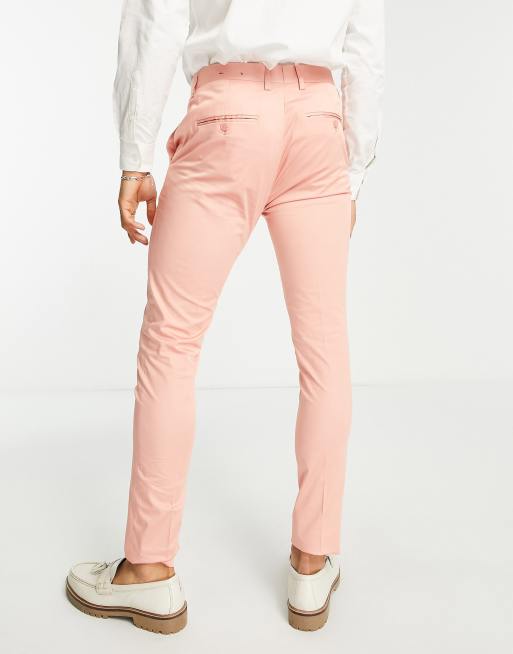 River Island - Pantalon de costume - Pêche