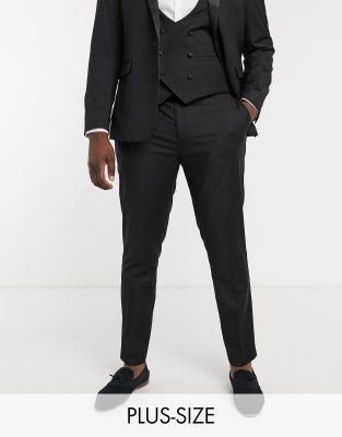 black tuxedo pants slim fit