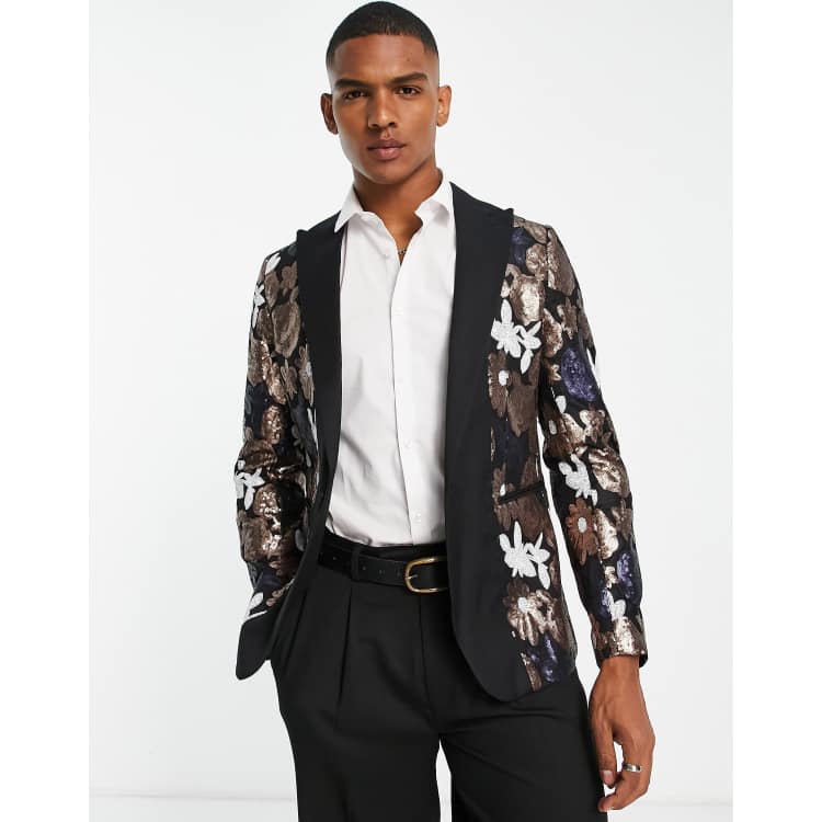 sequin blazer outfit