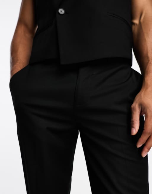 Skinny cropped hot sale suit pants