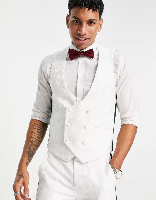 White on sale tuxedo waistcoat