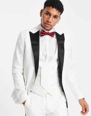 skinny fit tuxedo jacket