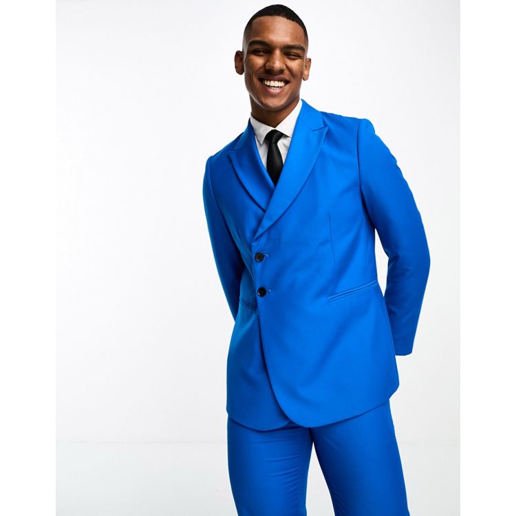 Devil's Advocate green oversized double breasted notch lapel suit