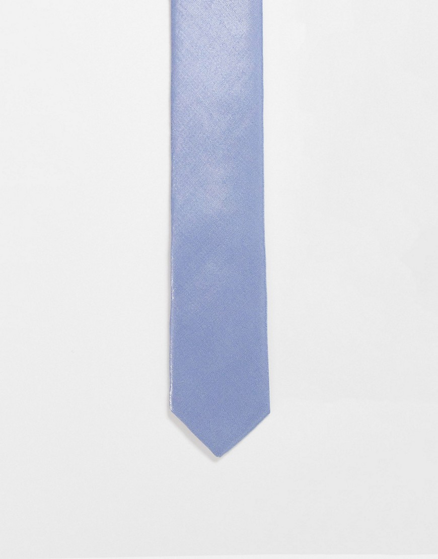 Devils Advocate super skinny tie in light blue