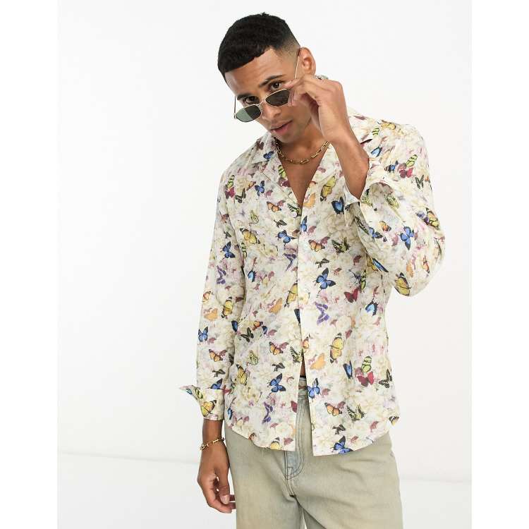 butterfly long sleeve shirt