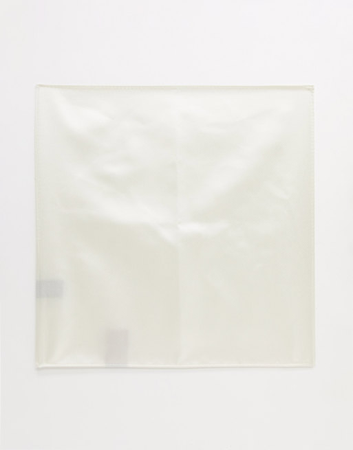 Devils Advocate white pocket square, 4 of 4
