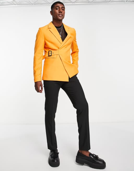 Wrap on sale suit jacket