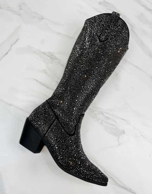 DIA Studios Cowboy boots in black , 2 of 4