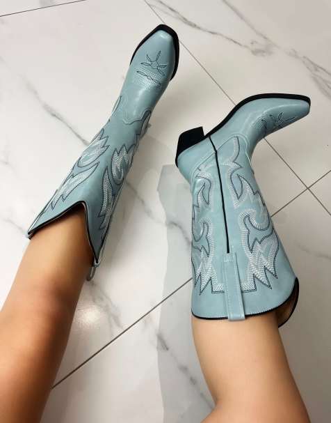 DIA STUDIOS Cowboy Boots in blue - view 1