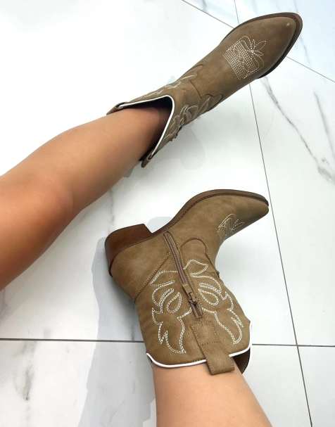 DIA STUDIOS Cowboy Boots in light brown - view 1