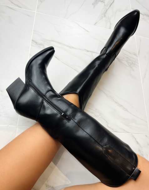 DIA Studios Cowboy western boots in black - view 1