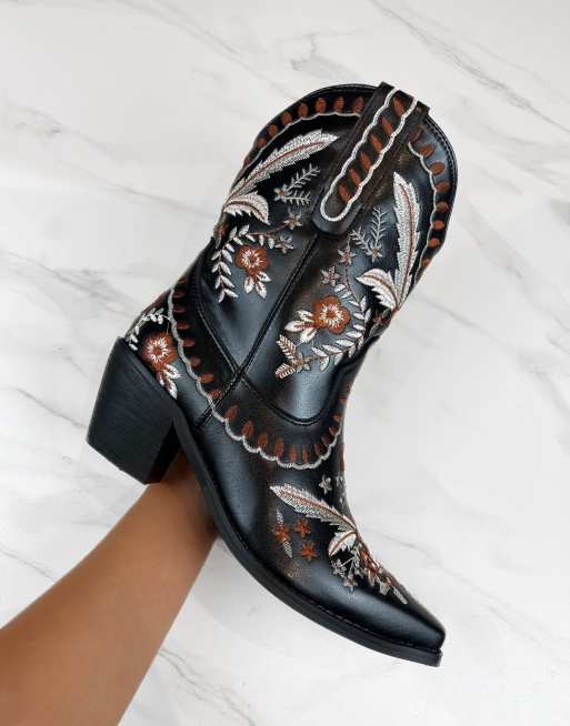 DIA Studios Cowboy western boots in black , 4 of 4
