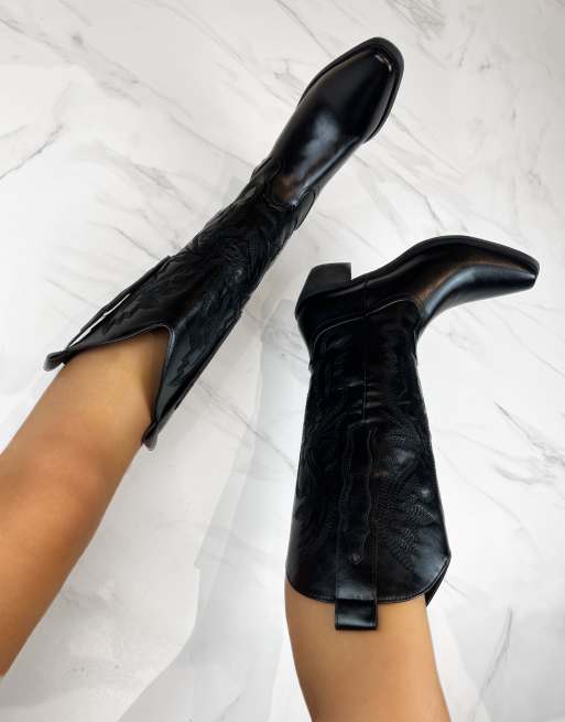 DIA Studios Cowboy western boots in black , 4 of 4
