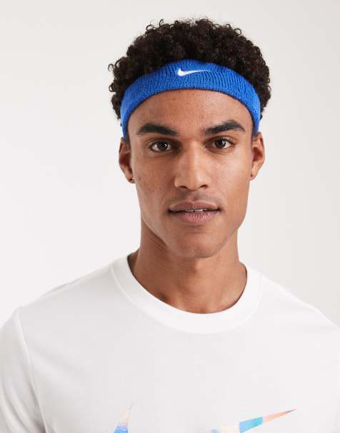 Diadema azul real y blanca Swoosh Classic de Nike - view 1
