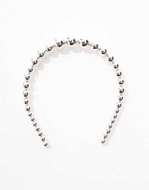 Diadema de cuentas plateadas de & Other Stories, 3 de 4